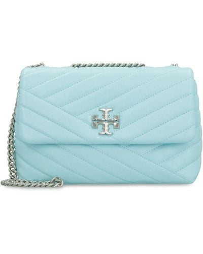 Tory Burch Fleming Soft Chain-linked Wallet - Blue