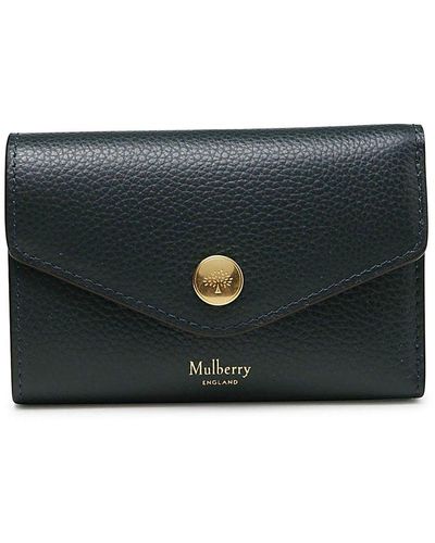 Mulberry Logo Printed Wallet - Black