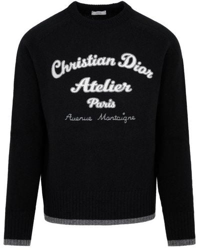 Dior Wool Knitted Sweater - Black