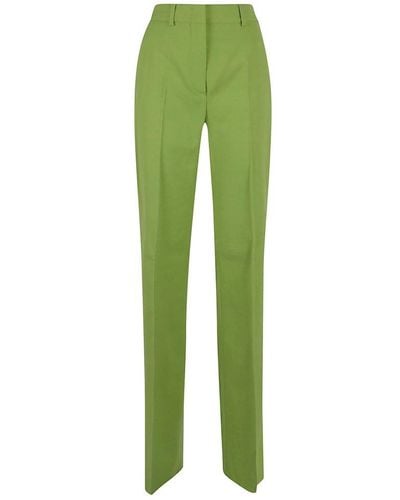 Sportmax High Waist Tailored Trousers - Green