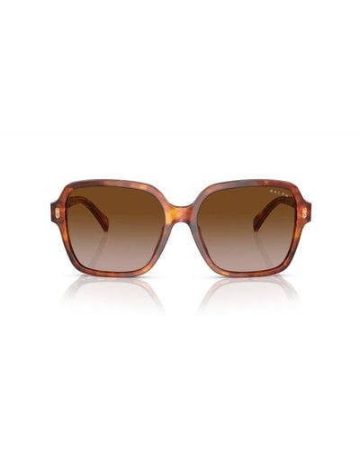 Ralph Lauren Square Frame Sunglasses - Brown