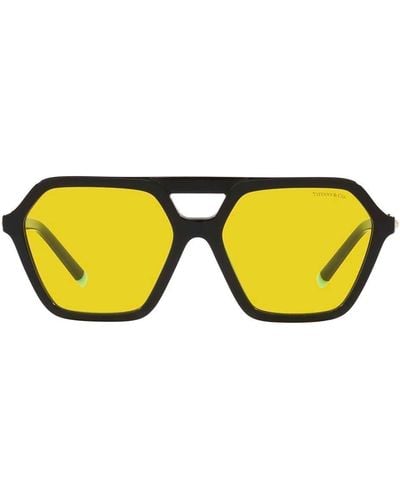 Tiffany & Co. Aviator Frame Sunglasses - Yellow