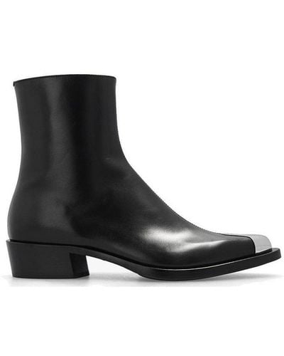 Alexander McQueen Punk Ankle Boots - Black