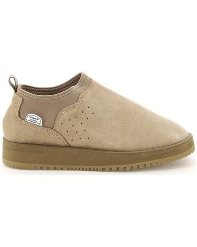 Suicoke Ron Slip On Trainers - Natural