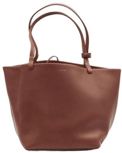 The Row Park Tote Three Bag - Brown