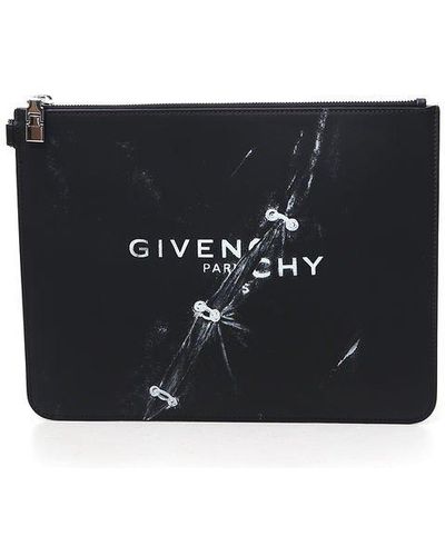 Givenchy Trompe L'oeil Large Pouch Bag - Black