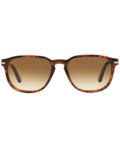 Persol Rectangular Frame Sunglasses - Brown