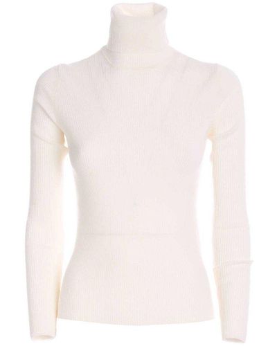 P.A.R.O.S.H. Turtleneck Knitted Sweater - Pink