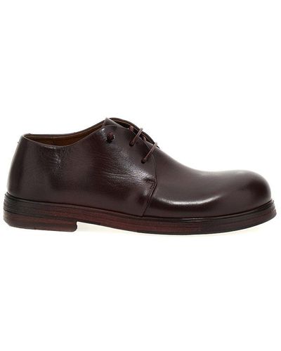 Marsèll Zucca Round Toe Oxford Shoes - Brown