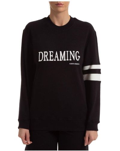 Alberta Ferretti Dreaming Printed Sweatshirt - Black