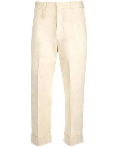 AMISH Straight Leg Trousers - Natural