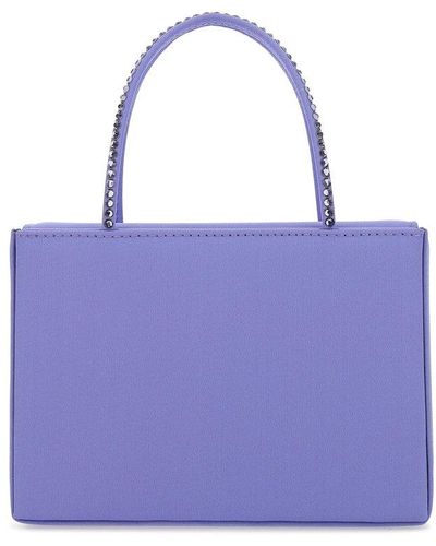 AMINA MUADDI Amini Gilda Embellished Tote Bag - Purple
