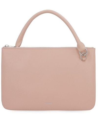 Jil Sander Zipped Top Handle Bag - Pink