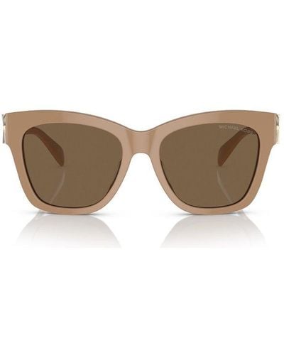 Michael Kors Empire Square Frame Sunglasses - Natural
