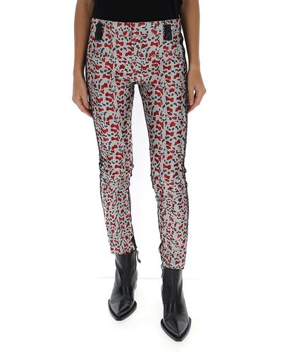 Haider Ackermann Mid-rise Contrast Panel Pants - Multicolor