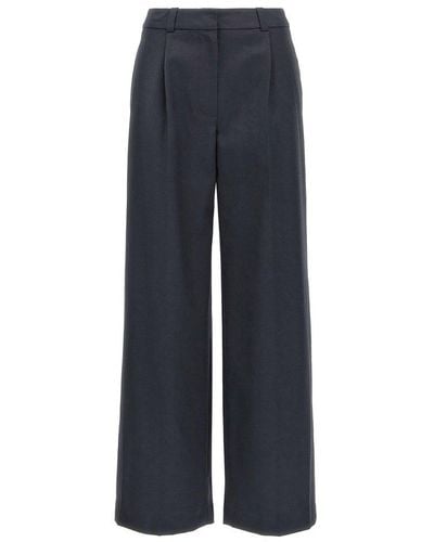 Low Classic Straight-leg Trousers - Blue