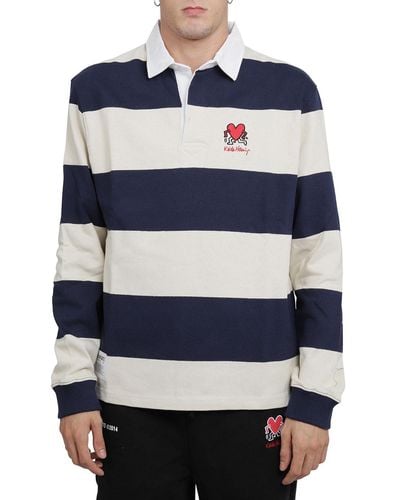 Axel Arigato Keith Haring Rugby Shirt - Blue