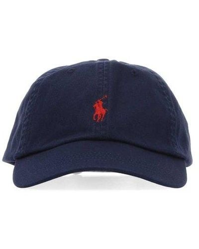 Ralph Lauren Logo Baseball Cap - Blue