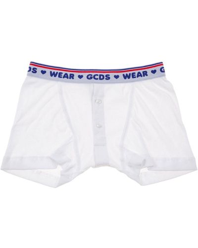 Gcds Underwear Boxer Shorts - White