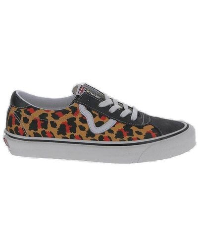 Vans Round Toe Lace-up Sneakers - Multicolor
