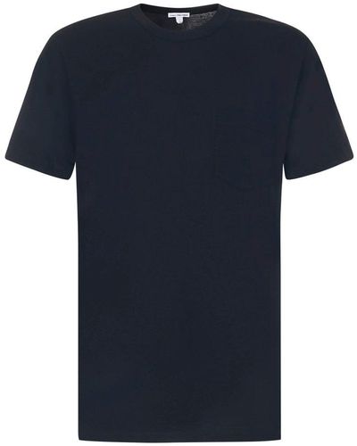 James Perse T Shirt Crewneck Short-sleeved T-shirt - Blue