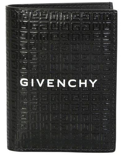 Givenchy Logo-embossed 4g Leather Cardholder - Black