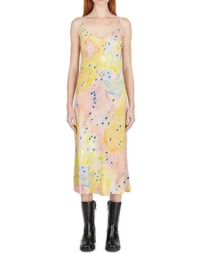 Marc Jacobs Bias Slip Dress - Multicolour