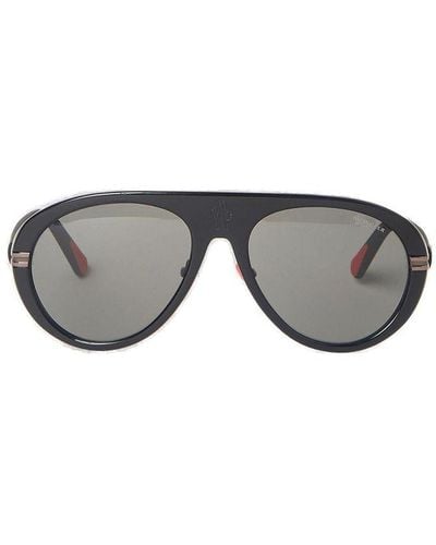 Moncler Aviator Frame Sunglasses - Gray