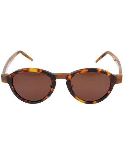 Retrosuperfuture Round Frame Sunglasses - Brown