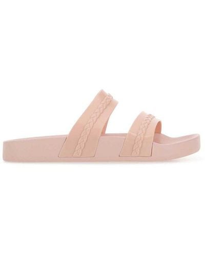 Ancient Greek Sandals Meli Open-toe Slides - Pink