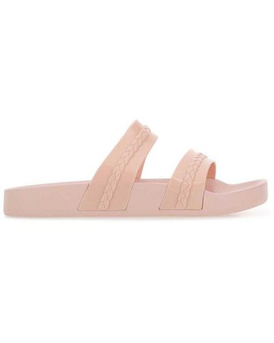 Ancient Greek Sandals Meli Slides - Pink