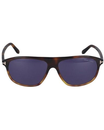 Tom Ford Square Frame Sunglasses - Blue