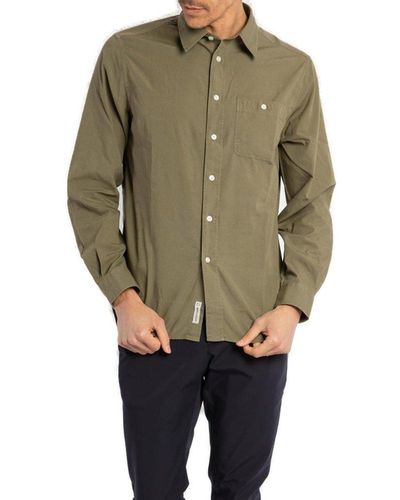 Woolrich Buttoned Long-sleeved Shirt - Green