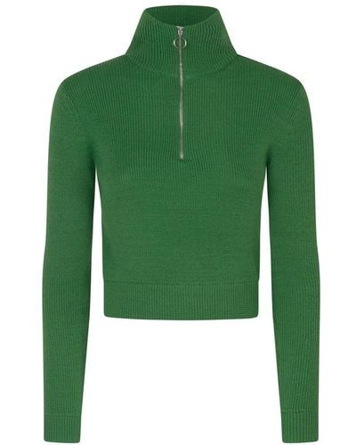 Acne Studios Long Neck Knit - Green