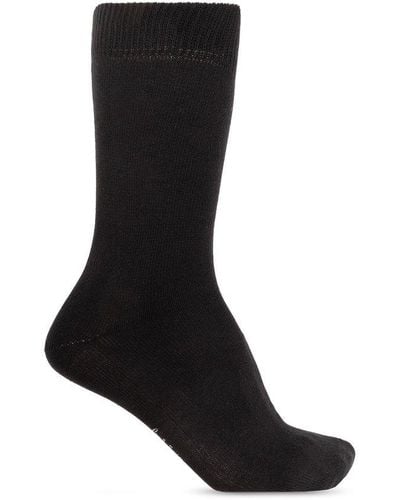 Paul Smith Socks In Organic Cotton, - Black