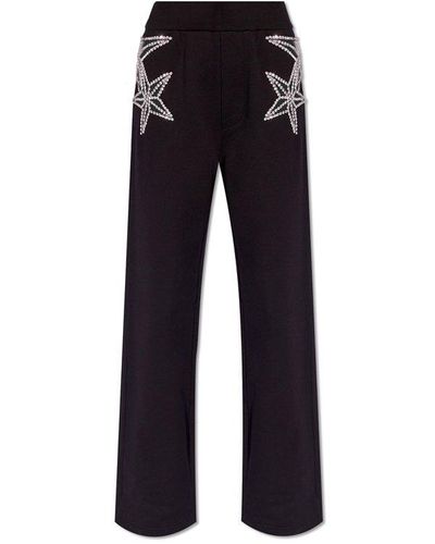DSquared² Embellished Knitted Pants - Blue
