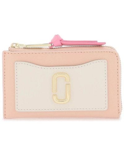 Marc Jacobs The Utility Snapshot Top Zip Multi Wallet - Pink