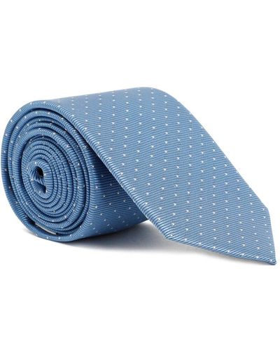 Lanvin Silk Tie - Blue
