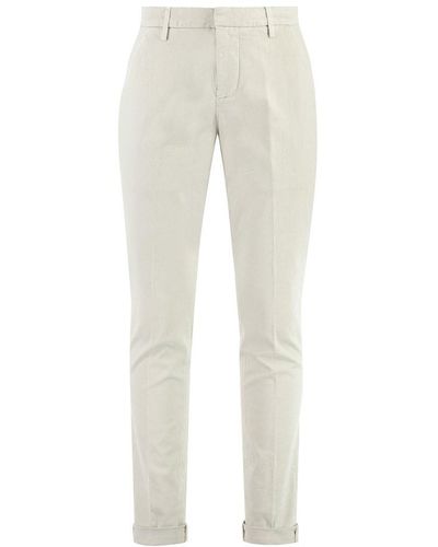 Dondup Turn-up Brim Chino Trousers - Natural