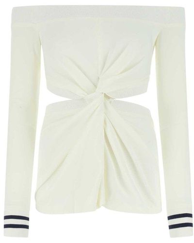 JW Anderson Ivory Polyester Top Jw A - White