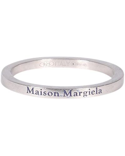 Maison Margiela Ring With Logo - White