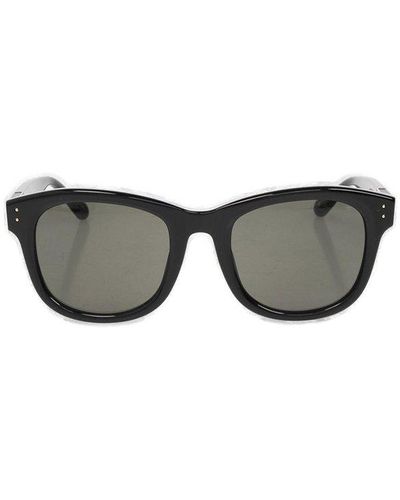 Linda Farrow - Christie Oversized Sunglasses in Black - Women - Adult - LFL1073C1SUN