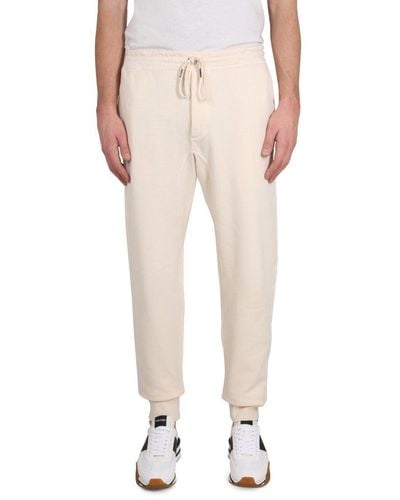 Tom Ford Drawstring Track Trousers - Natural