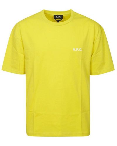 A.P.C. T-shirt Joachim - Yellow
