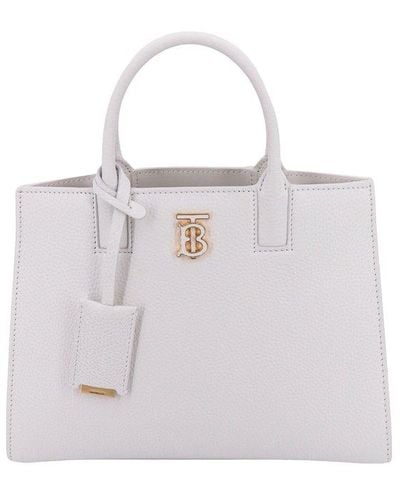 Burberry Frances Handbag - White
