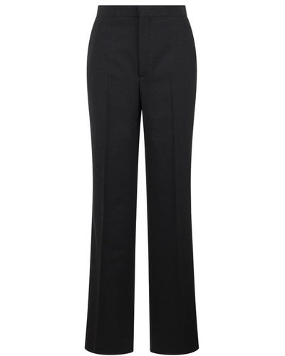 Tagliatore Pleat-detailed Tailored Trousers - Black