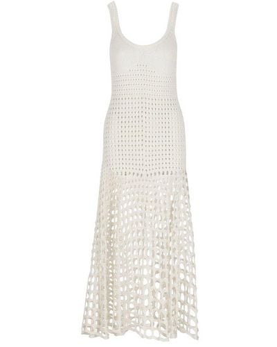 Chloé Sleeveless Maxi Dress - White