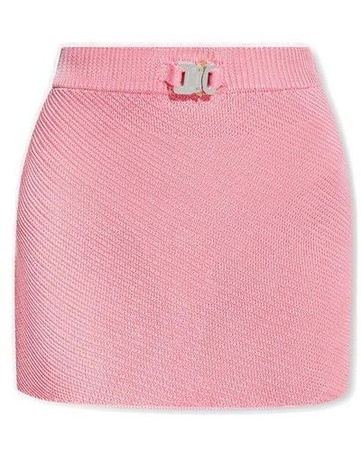 1017 ALYX 9SM Buckled Mini Skirt - Pink
