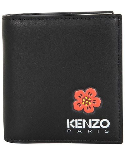 KENZO Crest Bifold Wallet - Black