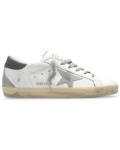 Golden Goose Super Star Lace-up Trainers - White